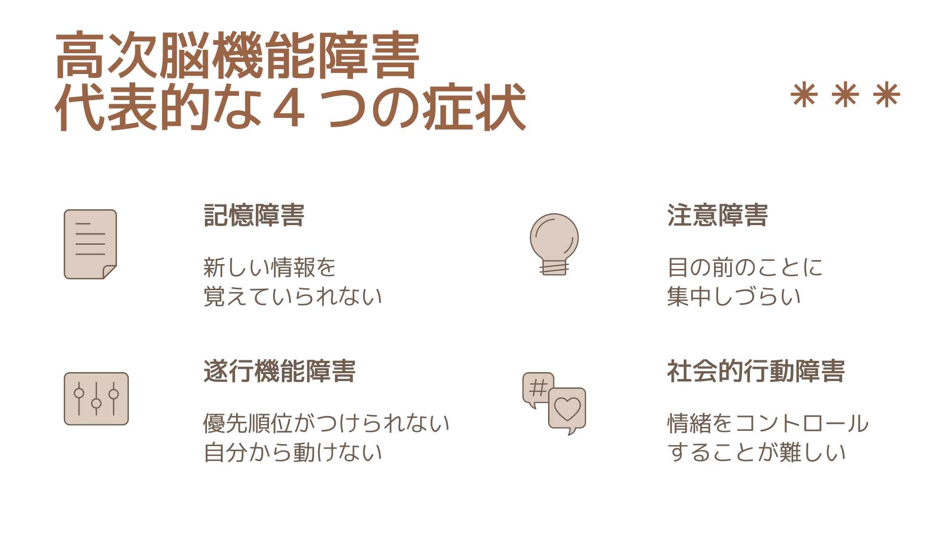 高次脳機能障害における雇用のポイントは？障害の特徴も踏まえて解説 - 株式会社Kaien - 企業向けサービス